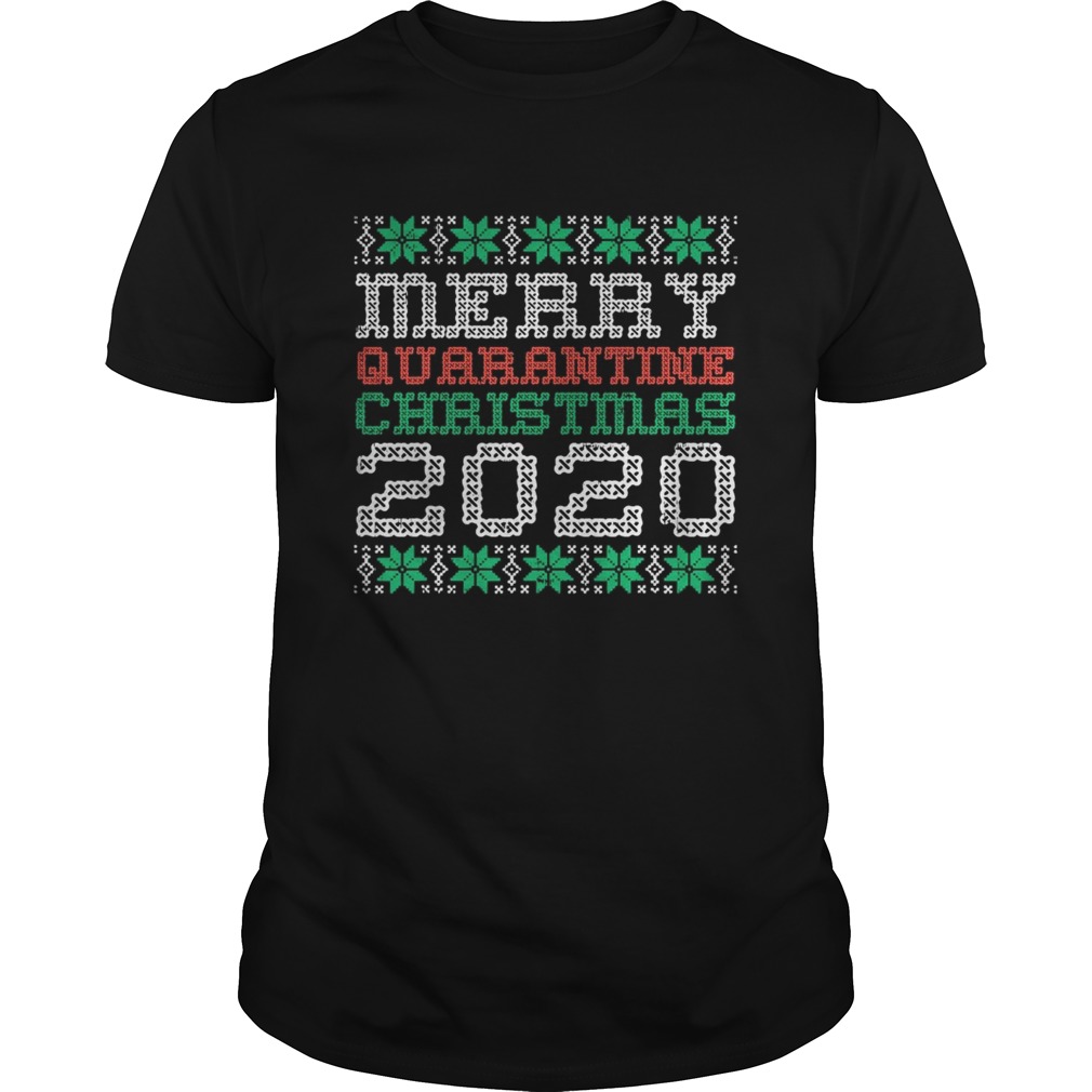 Merry quarantine christmas 2020 ugly xmas pajamas shirt