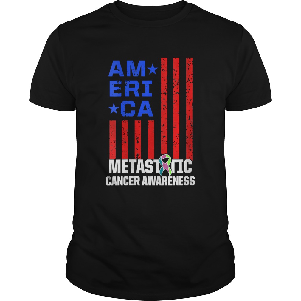 Metastatic Breast Cancer Awareness Learning US Warrior shirt