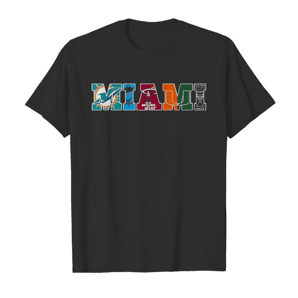 Miami Miami Dolphin Miami Heat Miami Hurricanes Inter Miami shirt