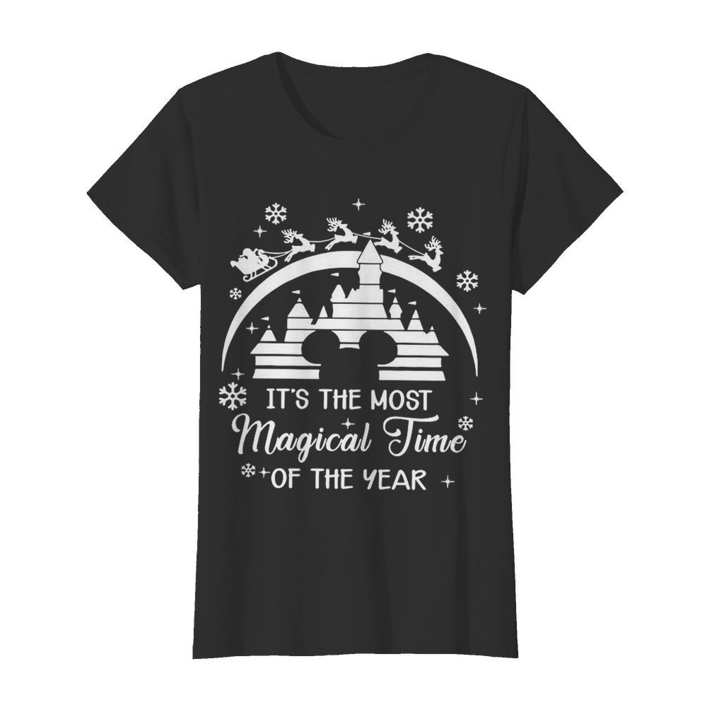 Mickey Mouse Its The Most Magical Time Of The Year  Classic Women's T-shirt