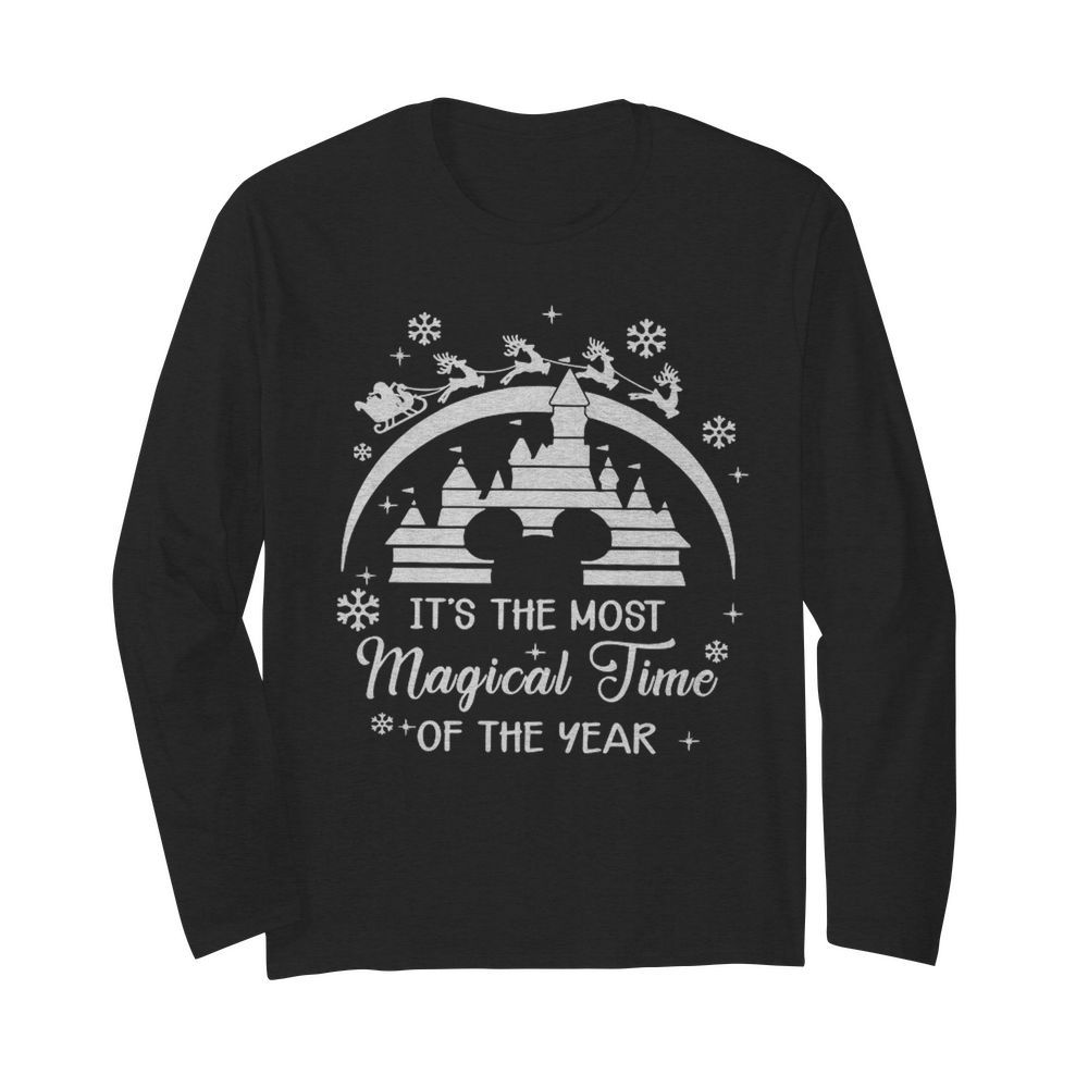 Mickey Mouse Its The Most Magical Time Of The Year  Long Sleeved T-shirt 