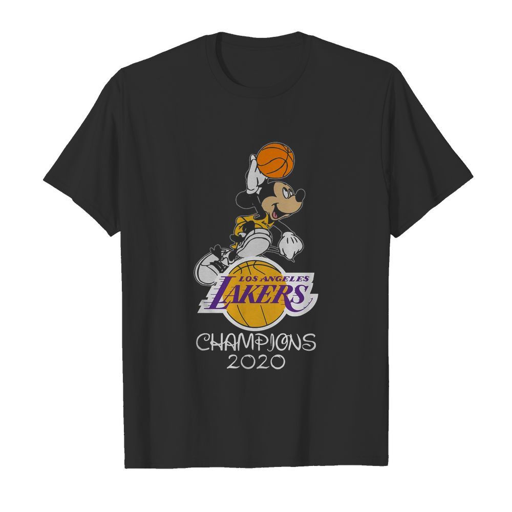 Mickey Mouse Los Angeles Lakers Champions 2020 shirt