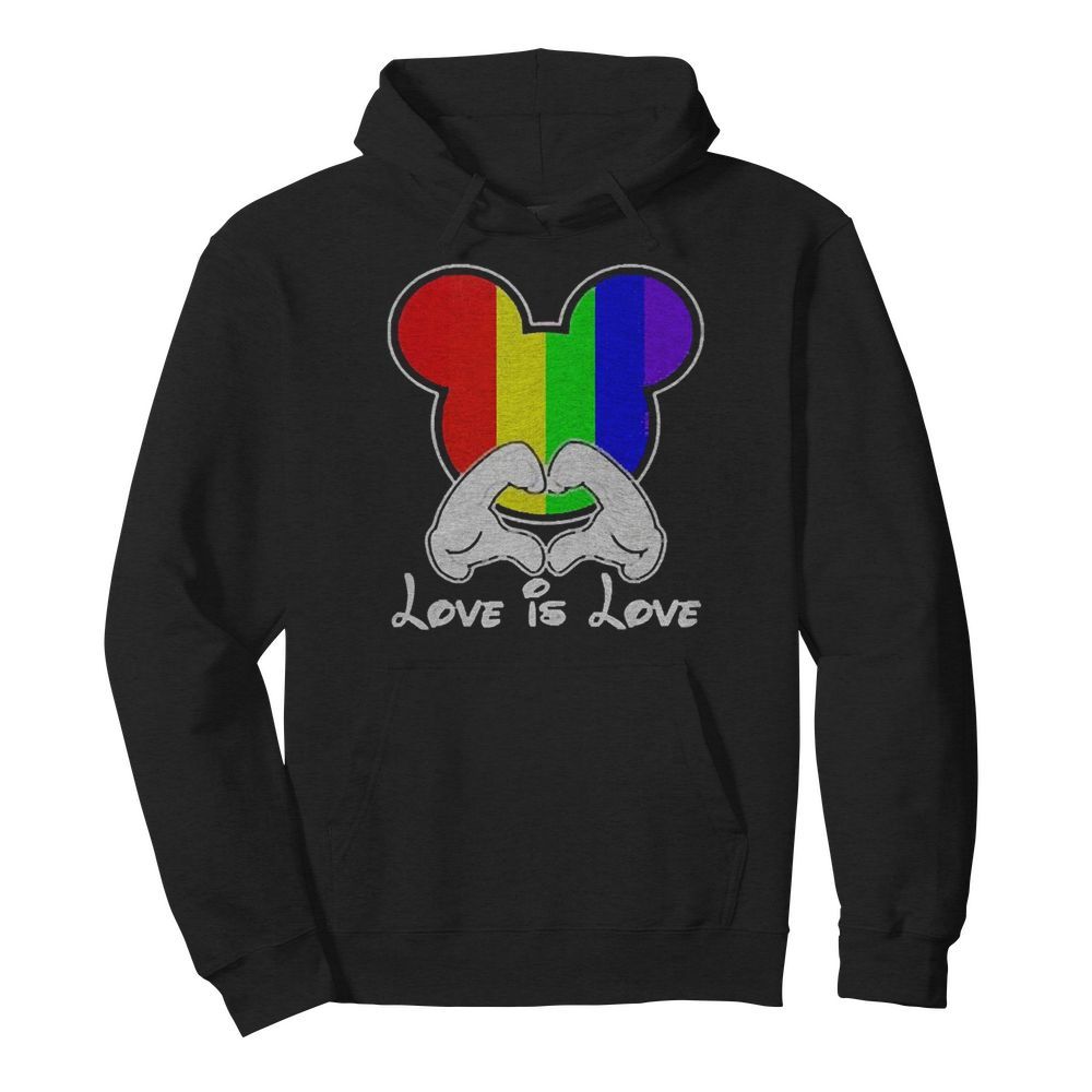 Mickey Mouse Love Is Love 2020  Unisex Hoodie