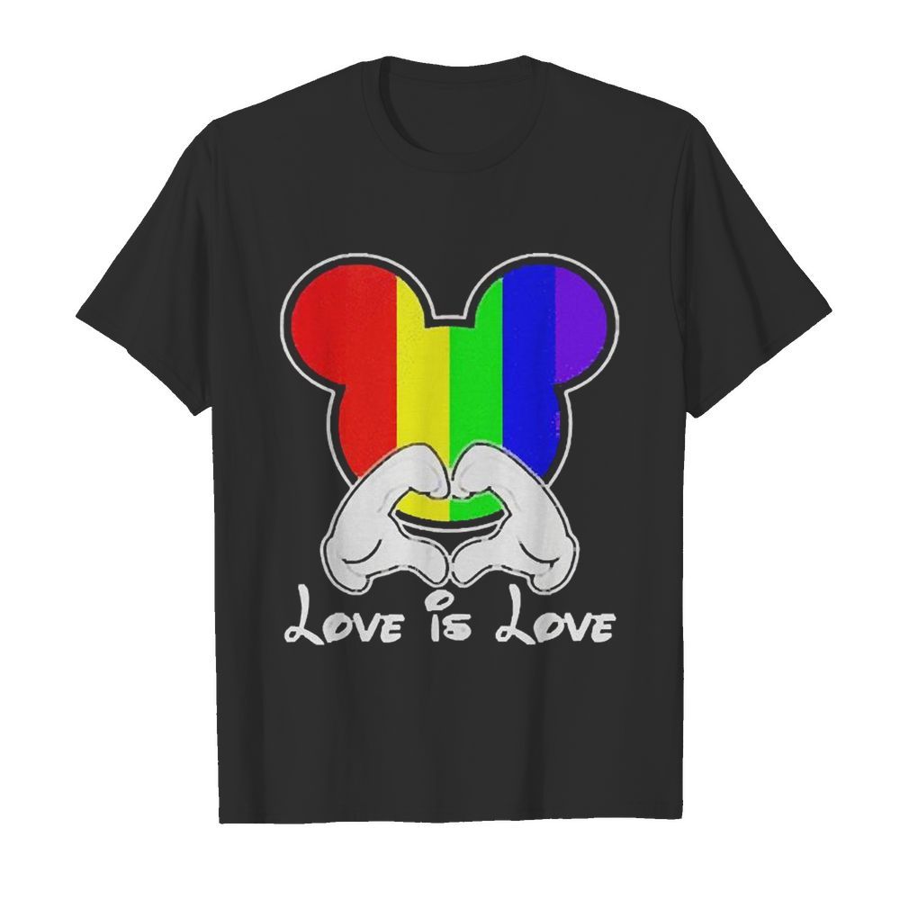 Mickey Mouse Love Is Love 2020  Classic Men's T-shirt