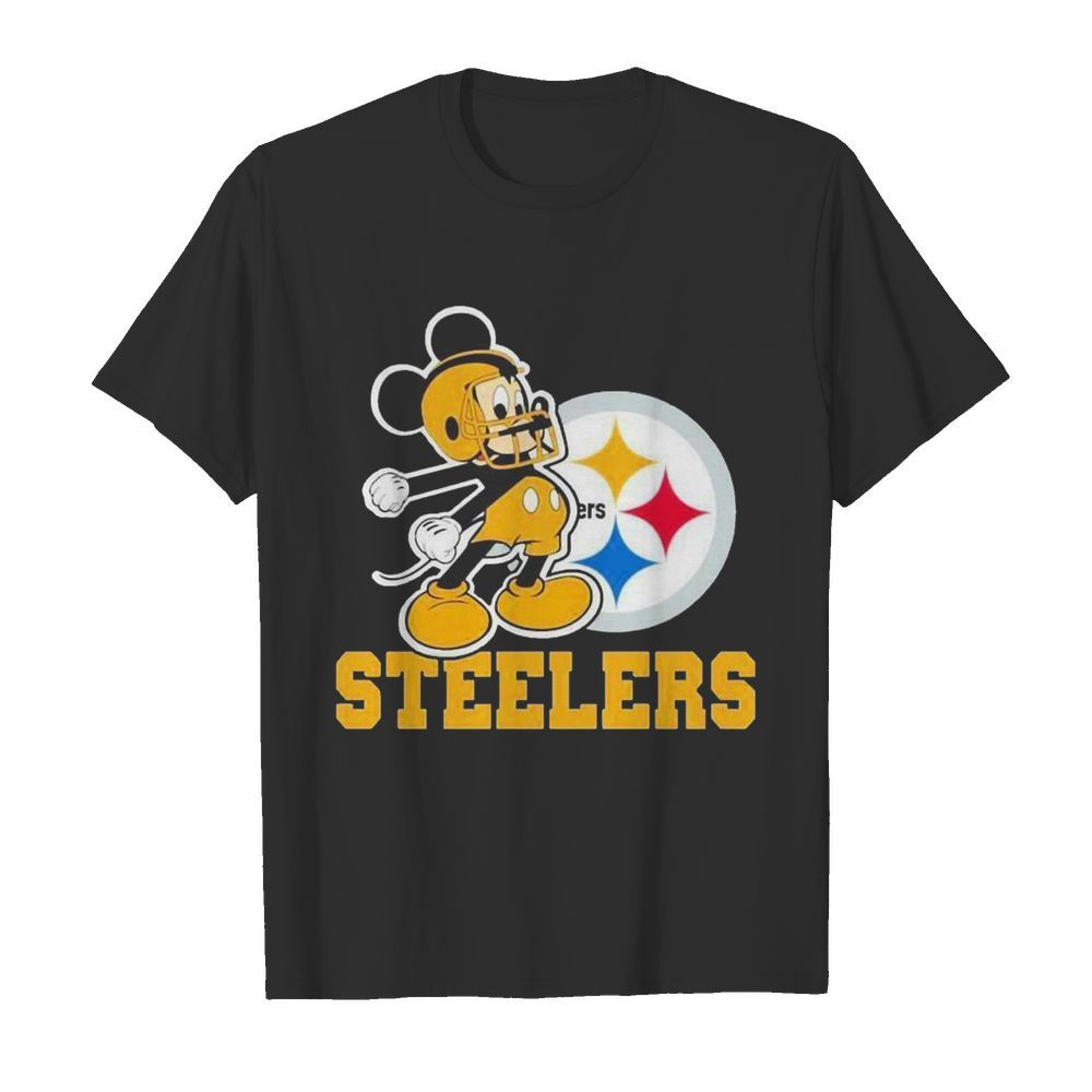 Mickey Mouse Pittsburgh Steelers Football Logo Team shirt