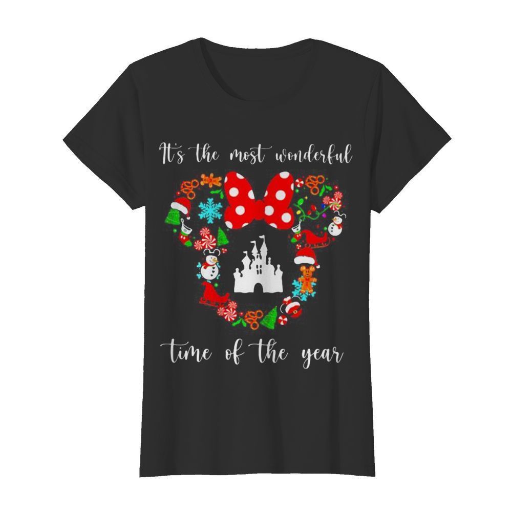 Mickey mouse it’s the most wonderful time of the year christmas  Classic Women's T-shirt