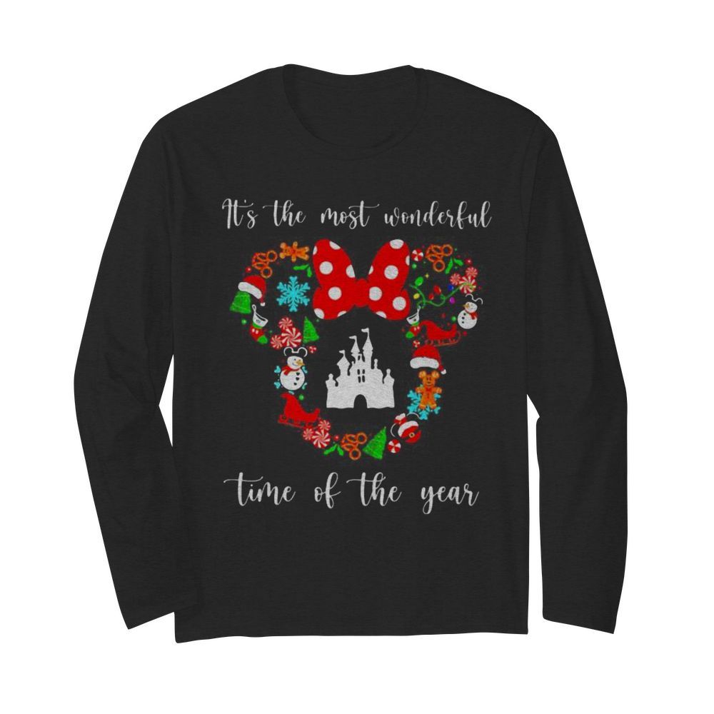 Mickey mouse it’s the most wonderful time of the year christmas  Long Sleeved T-shirt 