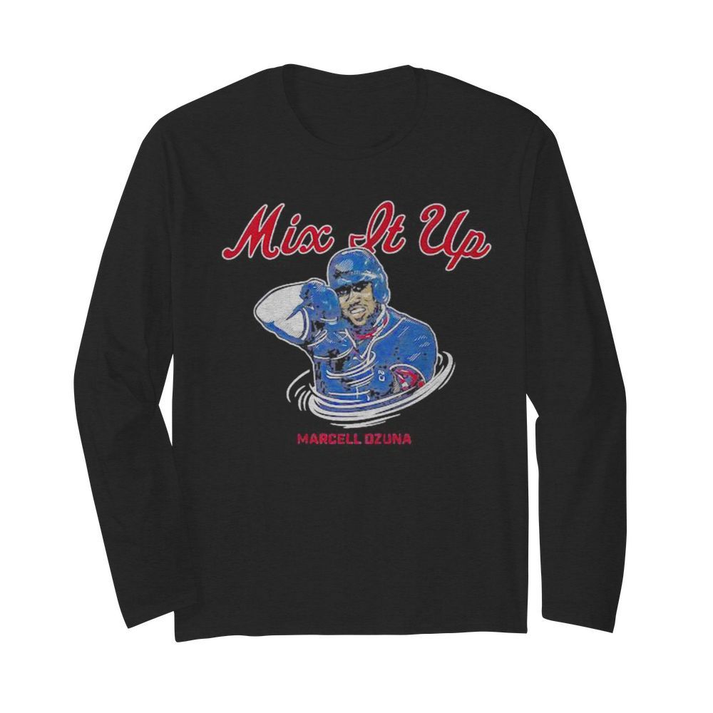 Mix it up marcell ozuna baseball  Long Sleeved T-shirt 