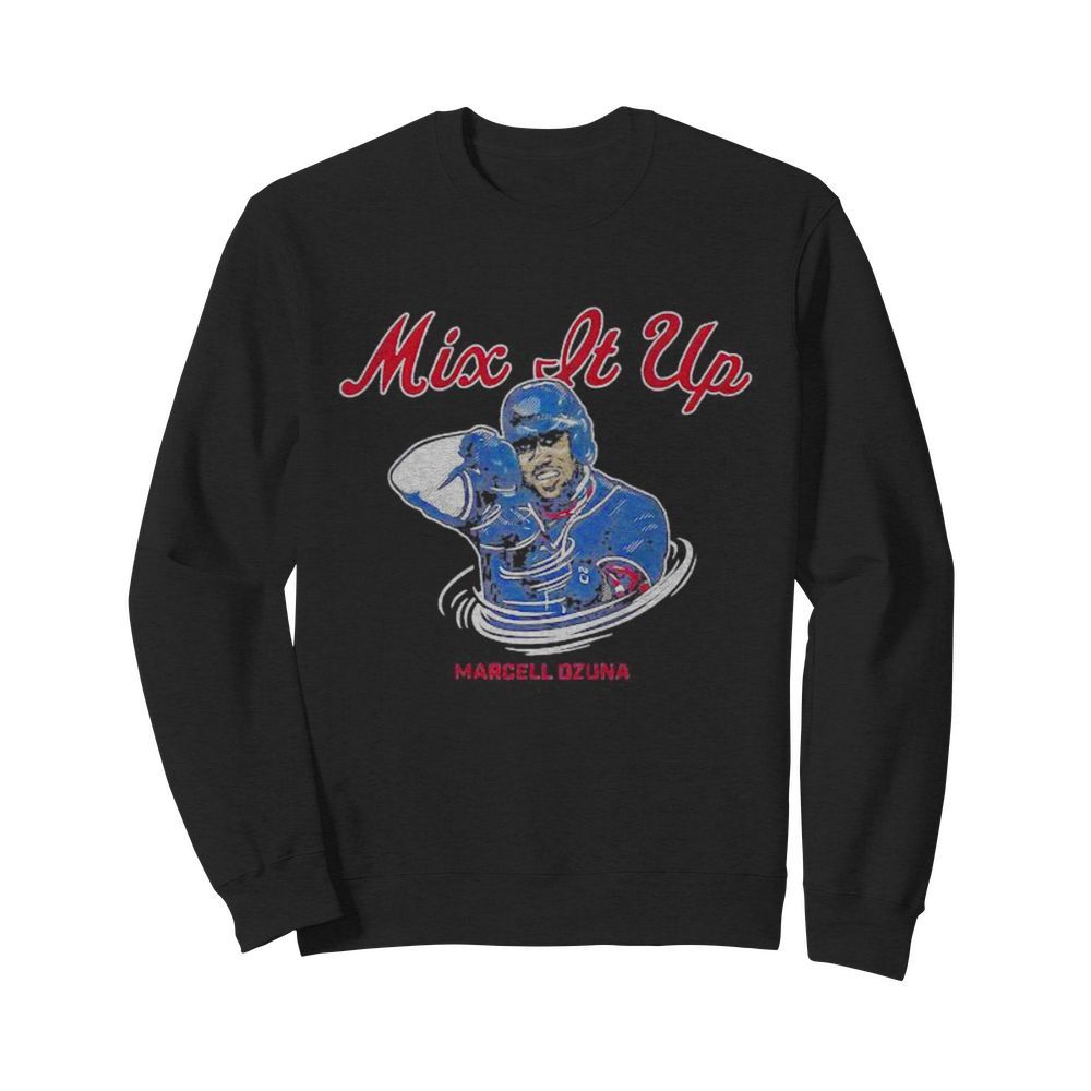 Mix it up marcell ozuna baseball  Unisex Sweatshirt