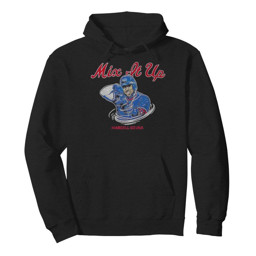 Mix it up marcell ozuna baseball  Unisex Hoodie