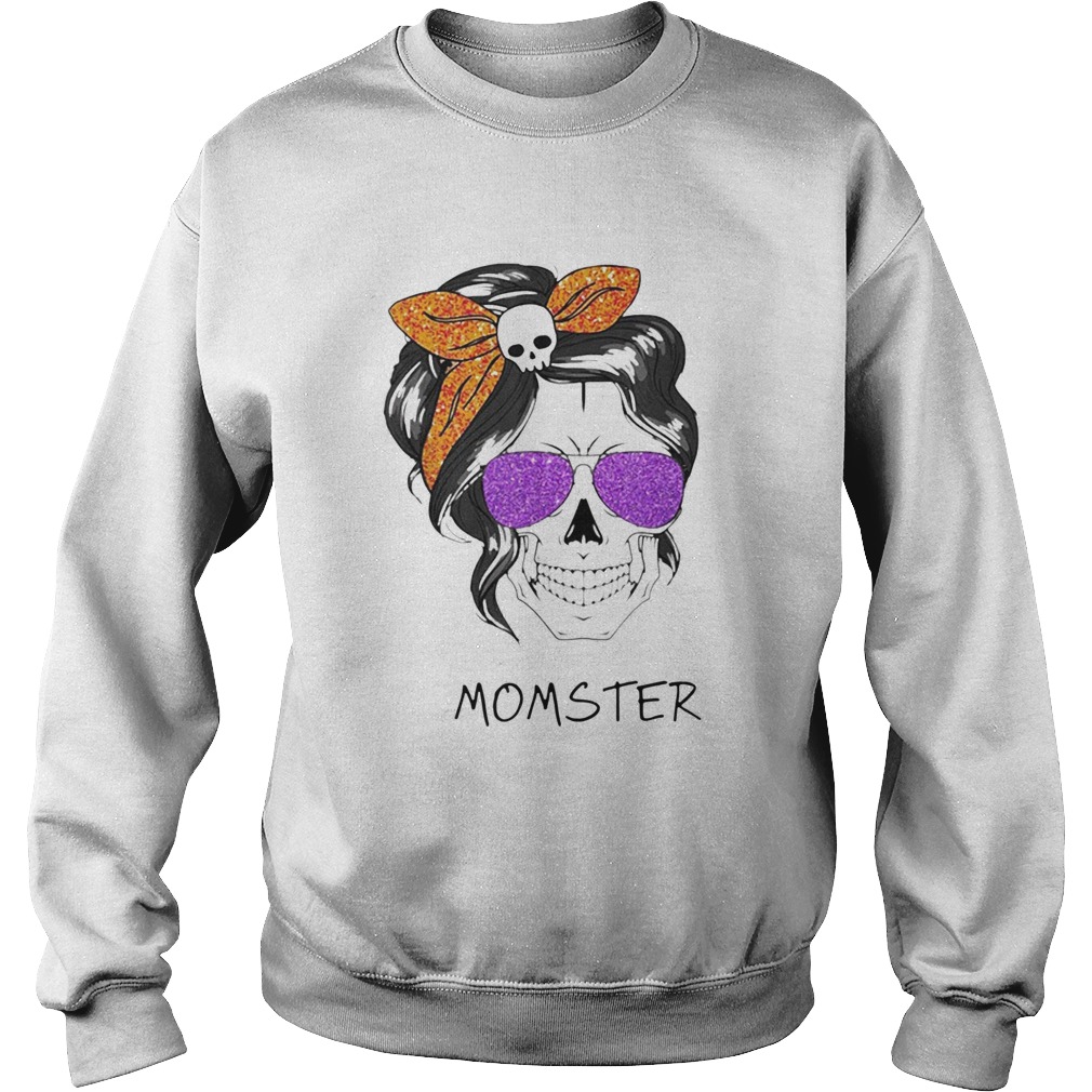 Momster Mom Skull Halloween Costume  Sweatshirt