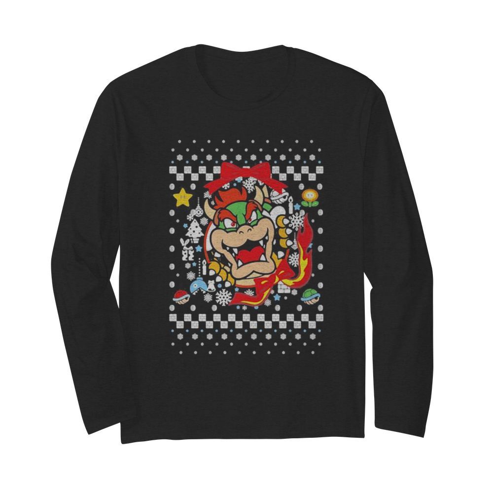 Monster ugly merry christmas  Long Sleeved T-shirt 