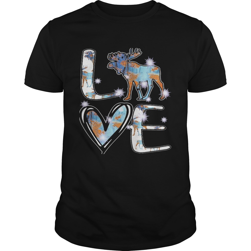 Moose Love Cute Theme shirt