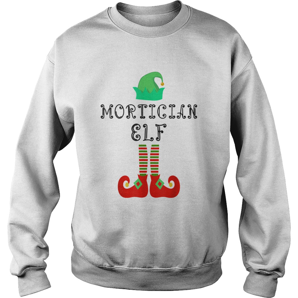 Mortician Elf Christmas  Sweatshirt