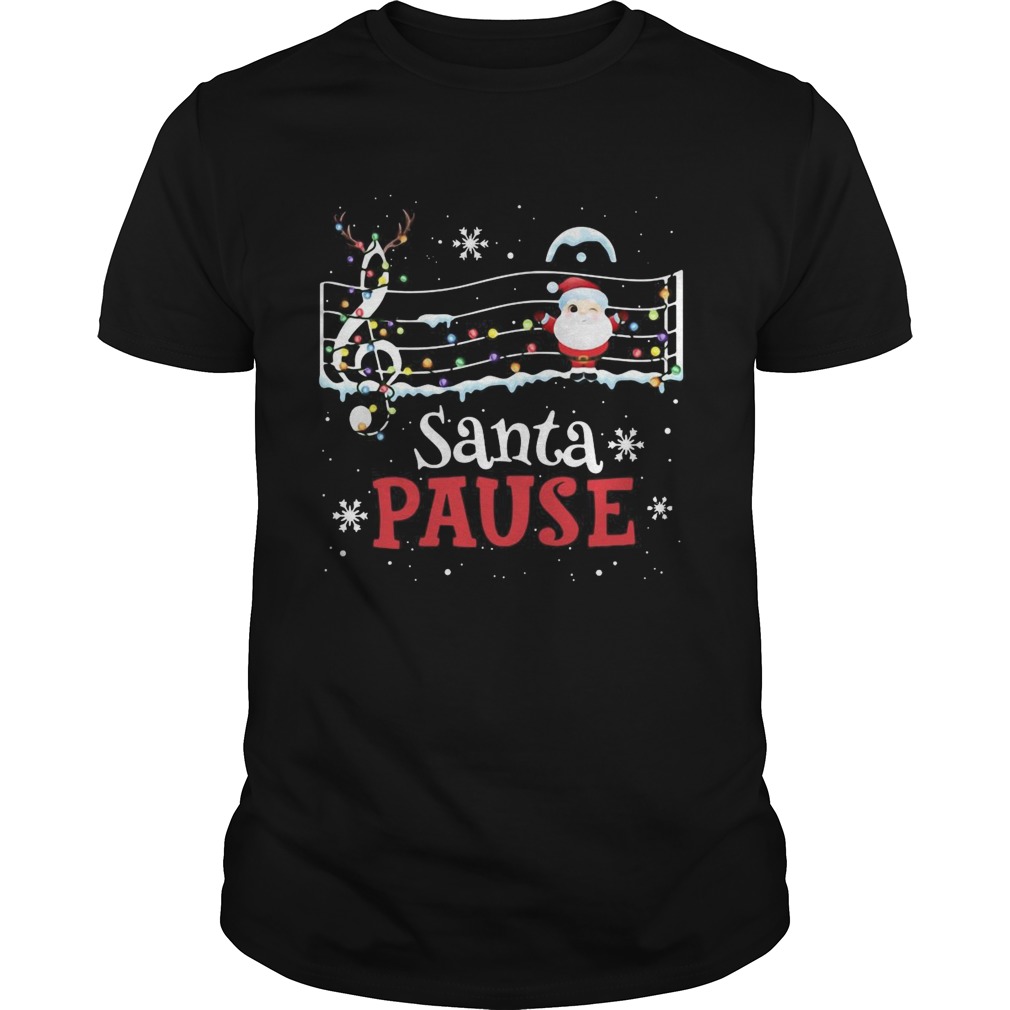 Music Lovers Santa Pause Christmas  Unisex