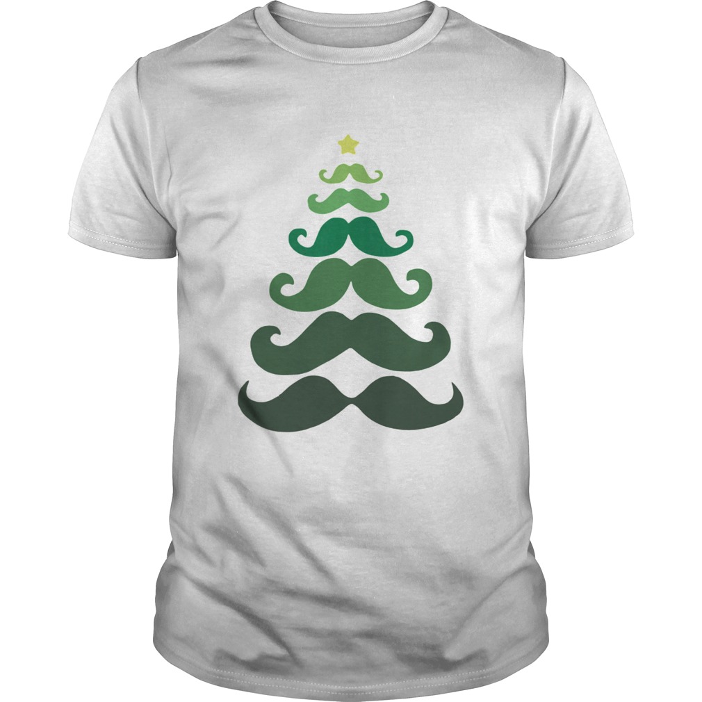 Mustache Christmas Tree shirt