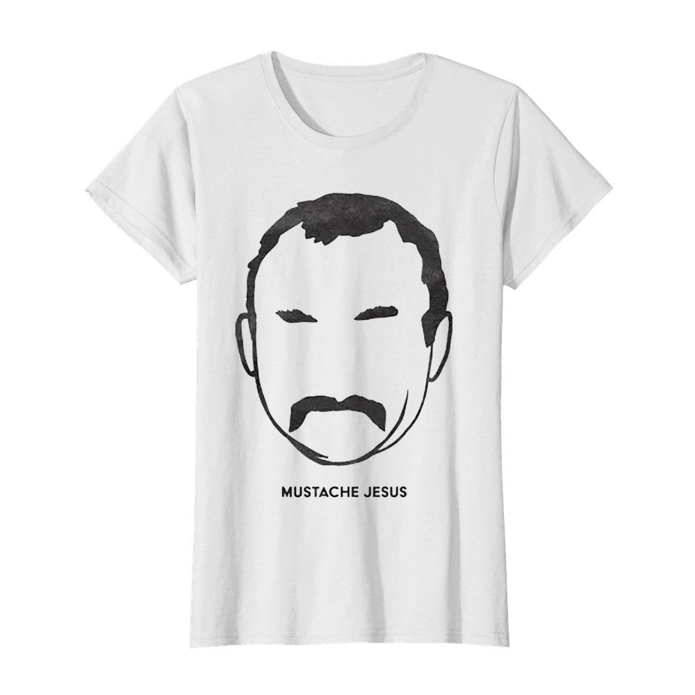 Mustache Jesus  Classic Women's T-shirt