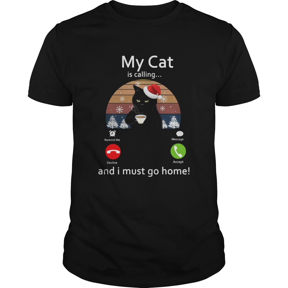 My Cat Is Calling And I Must Go Home Vintage shirt