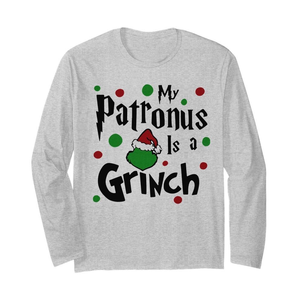 My Patronus Is A Grinch  Long Sleeved T-shirt 