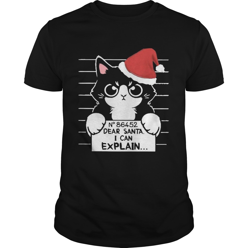 N 86452 Dear Santa I Can Explain shirt