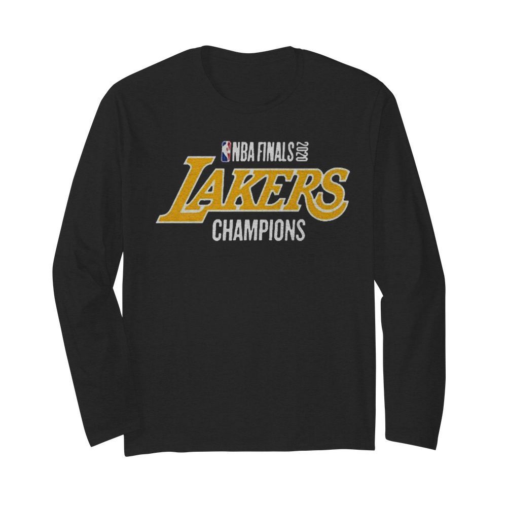 NBA Finals 2020 Lakers Champions  Long Sleeved T-shirt 