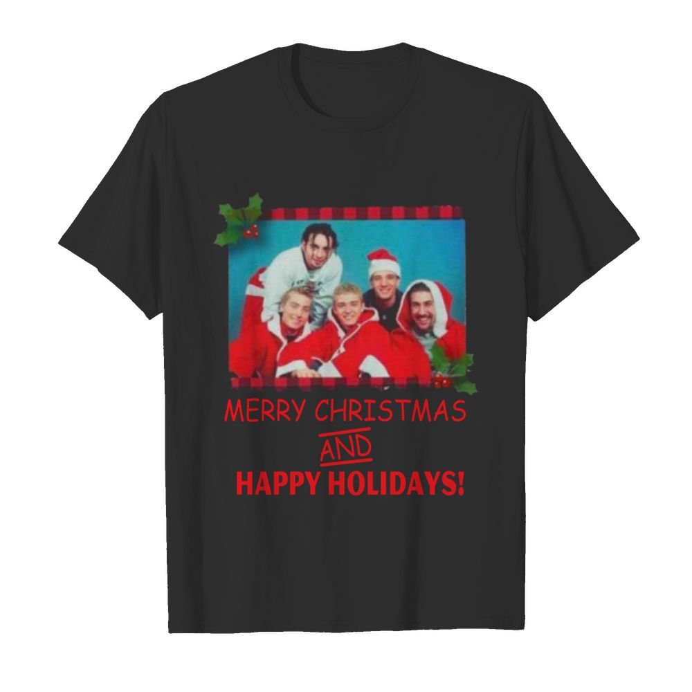 NSYNC Merry Christmas And Happy Holidays shirt