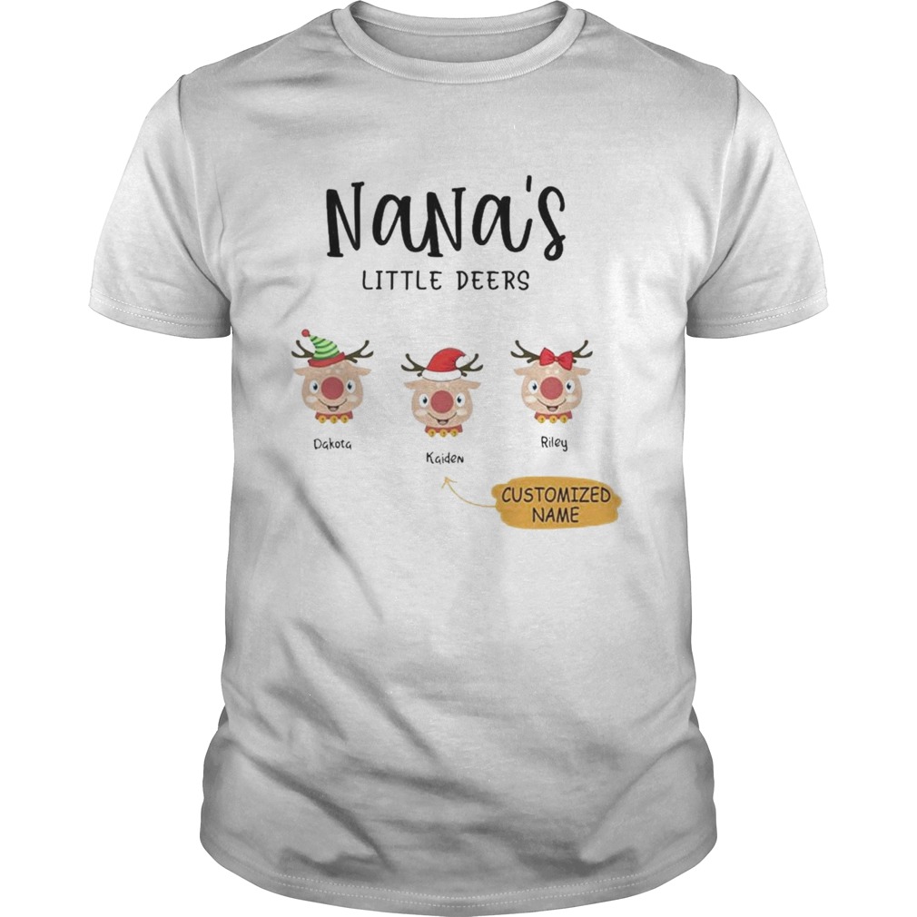 Nanas Little Deers Customized Name shirt