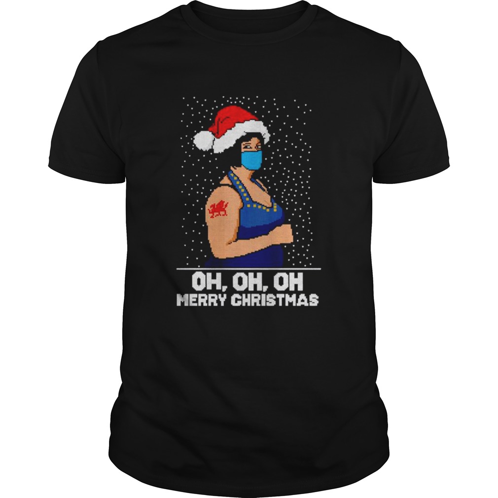 Nessa Jenkins oh oh oh Merry ugly Christmas shirt