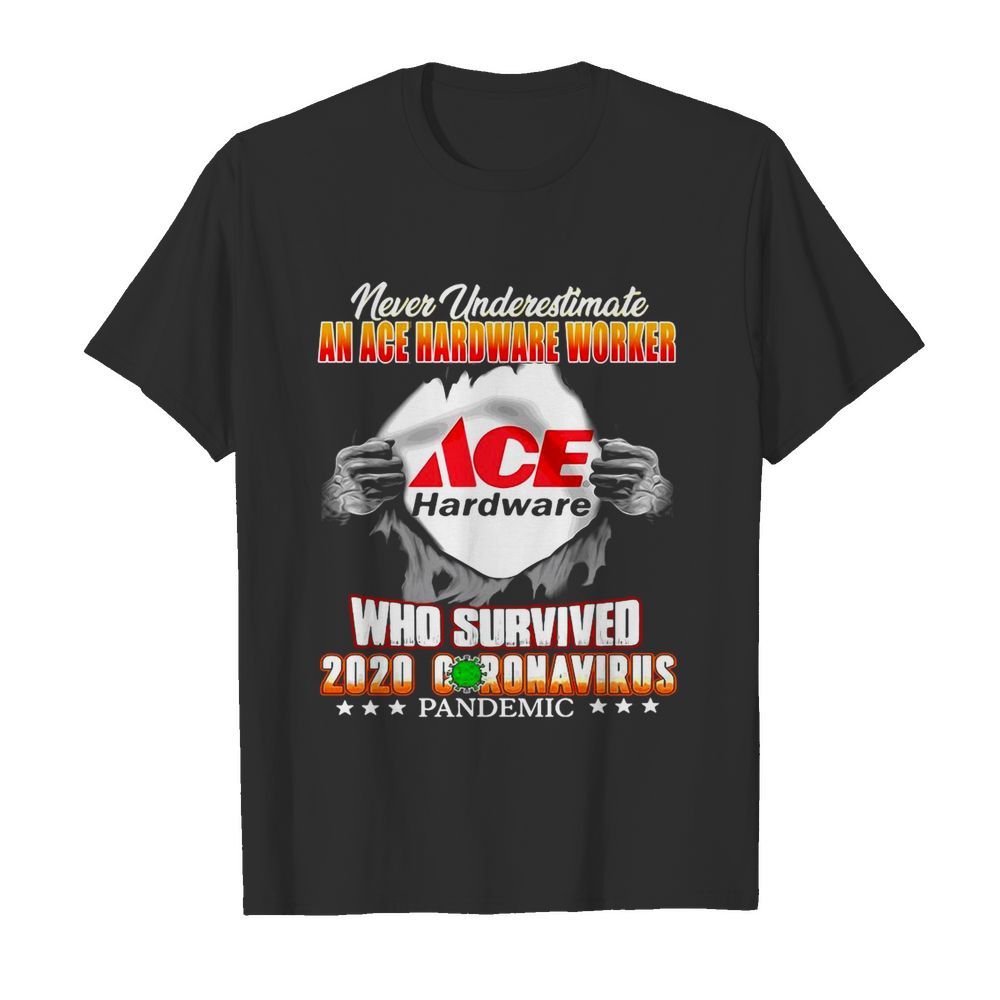 Never Underestimate An Ace Hardware Worker Who Survived 2020 Coronavirus  Classic Men's T-shirt