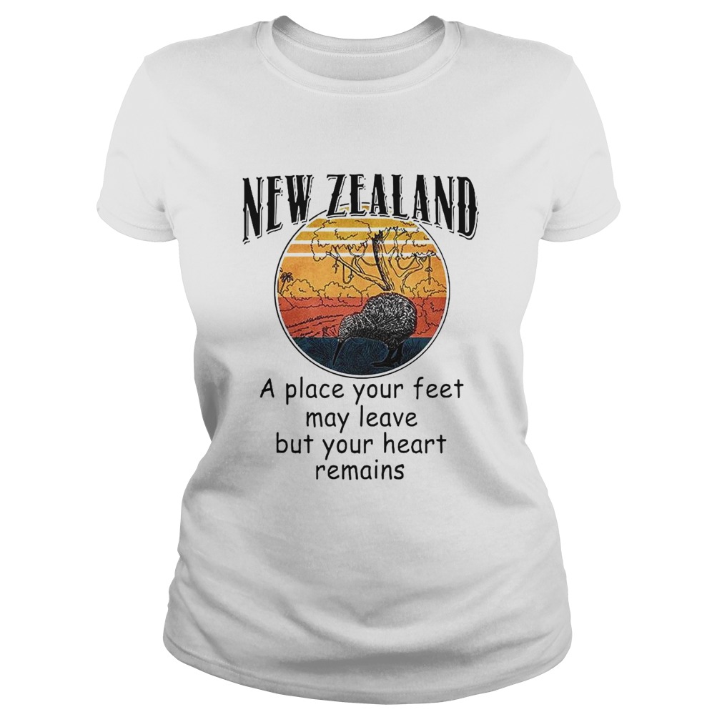 New Zealand A Place Your Feet May Leave But Your Heart Remains Vintage  Classic Ladies