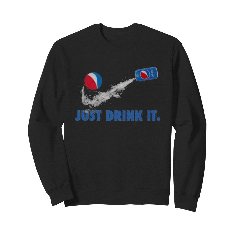 Nike logo just drink it pepsi  Unisex Sweatshirt