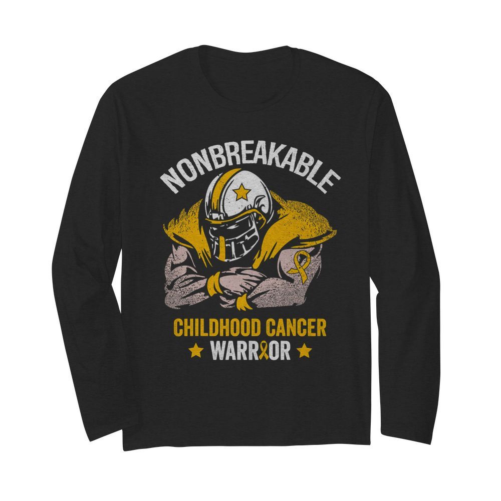 Nonbreakable childhood cancer awareness stars  Long Sleeved T-shirt 