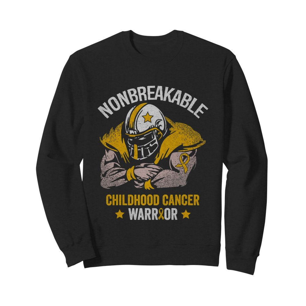 Nonbreakable childhood cancer awareness stars  Unisex Sweatshirt