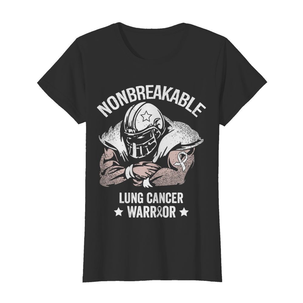 Nonbreakable lung cancer awareness stars  Classic Women's T-shirt