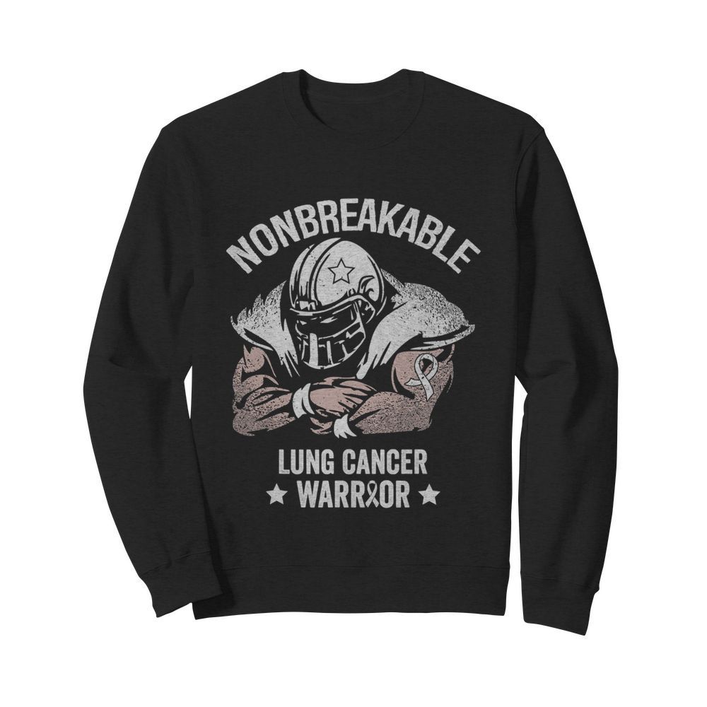 Nonbreakable lung cancer awareness stars  Unisex Sweatshirt