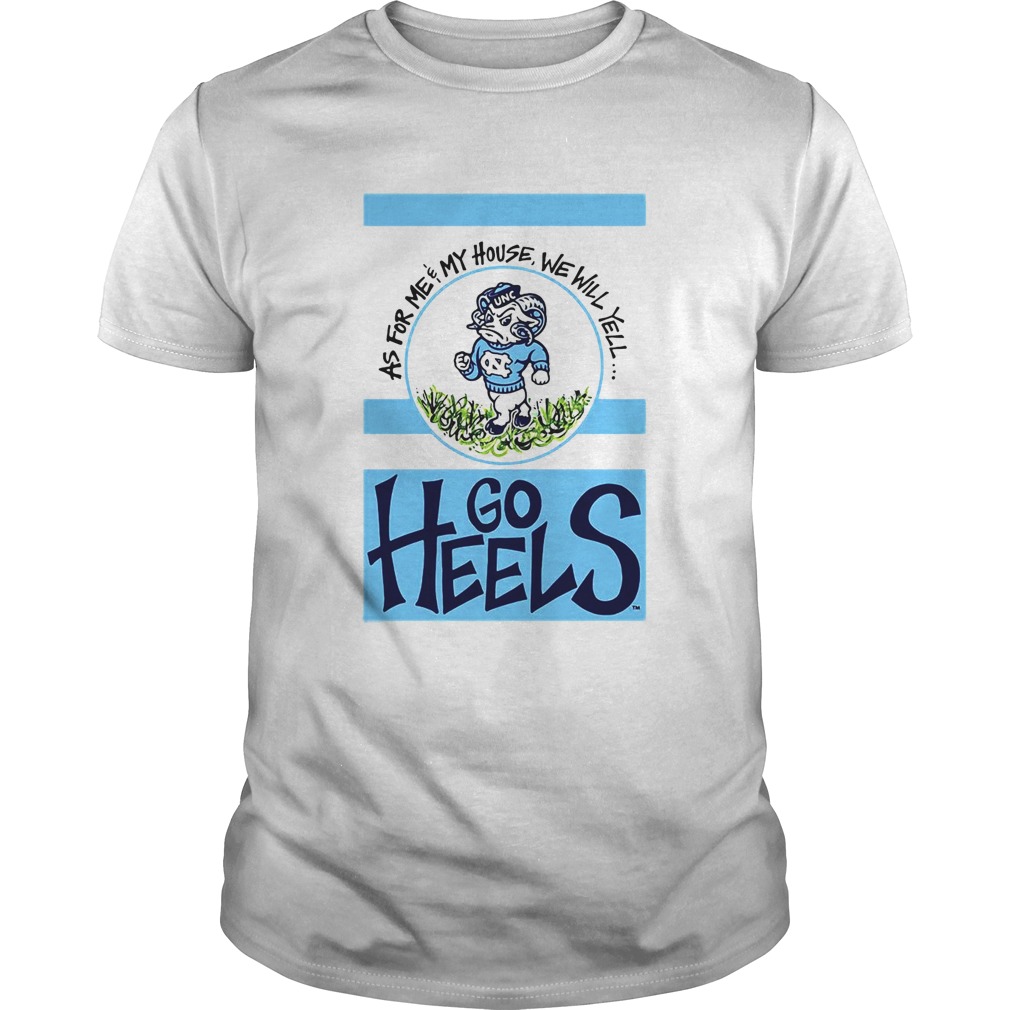 North Carolina Tar Heels As For Me and My House Garden Flag Go Heels  Unisex