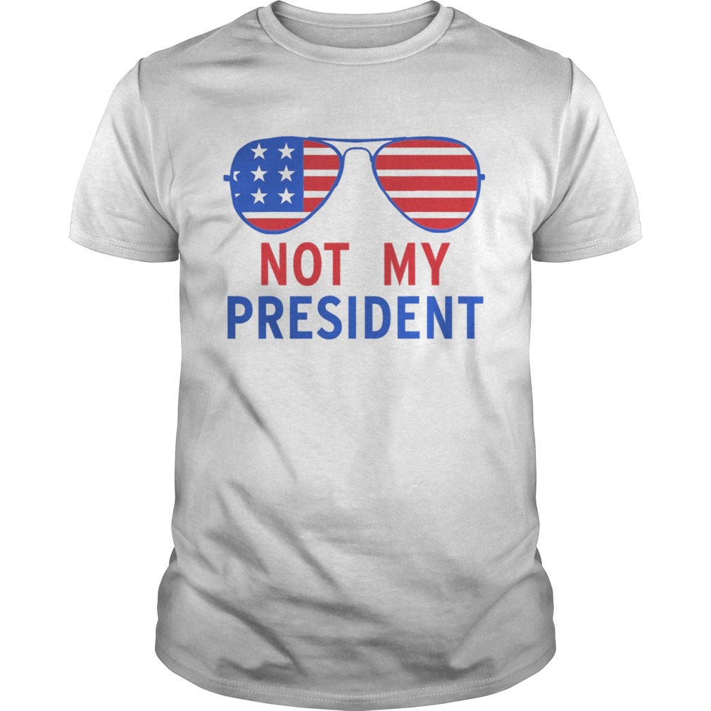 Not my president biden is not my president political glass shirt