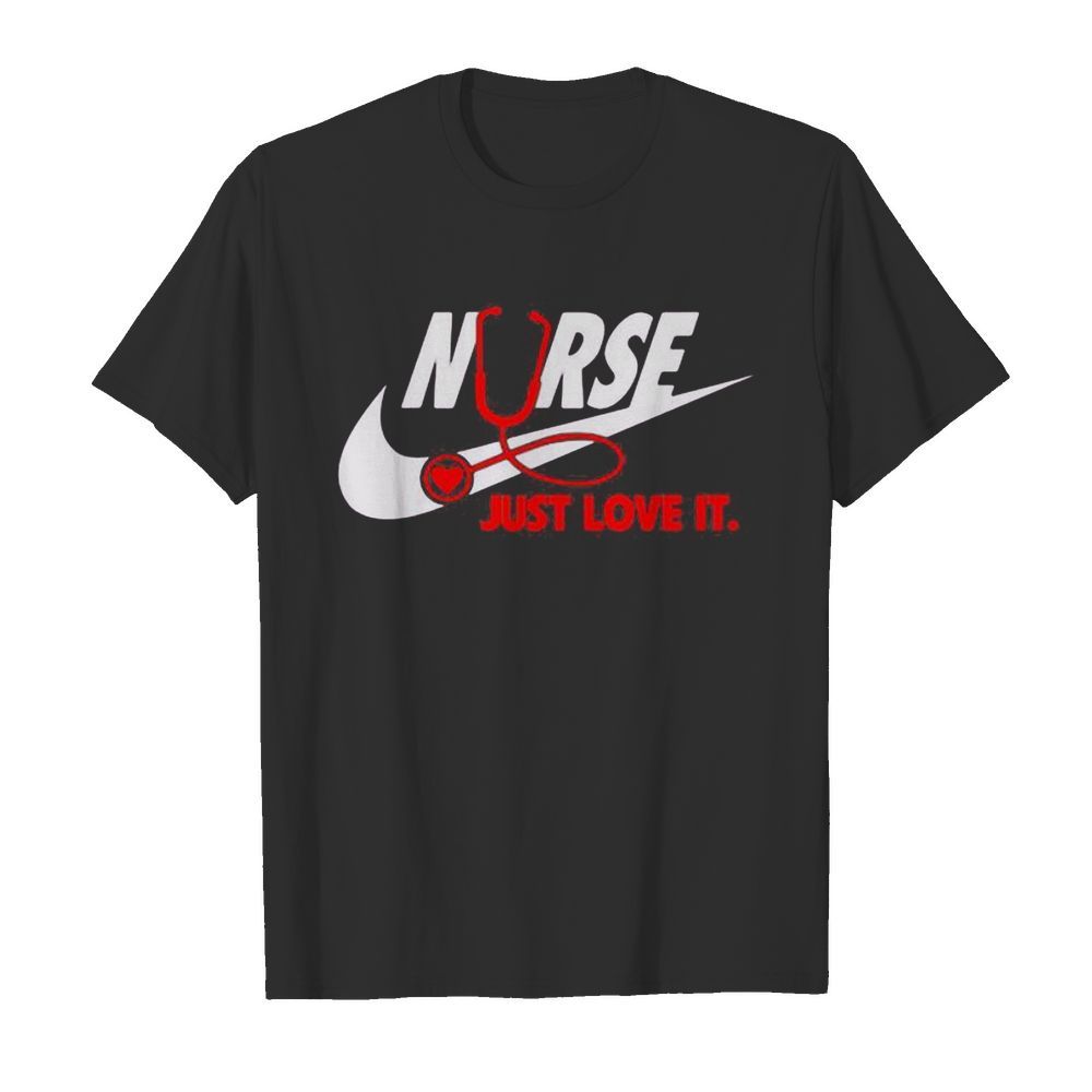 Nurse nike just love it  Classic Men's T-shirt