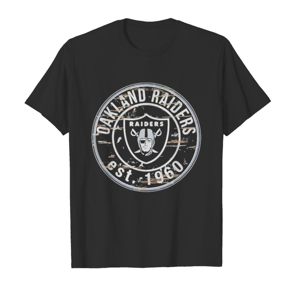 Oakland raiders est 1960 logo shirt