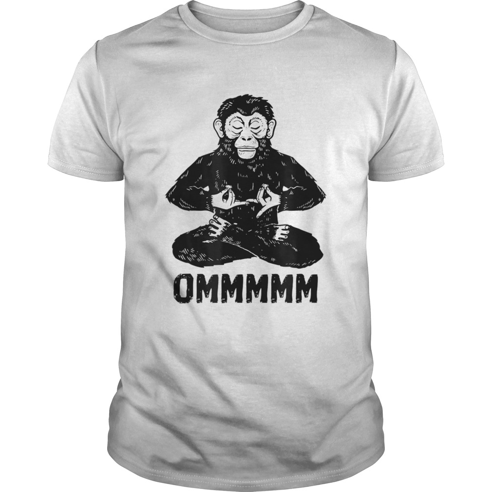 Ohm Monkey Yoga Meditation Pushan Mudra Hands shirt