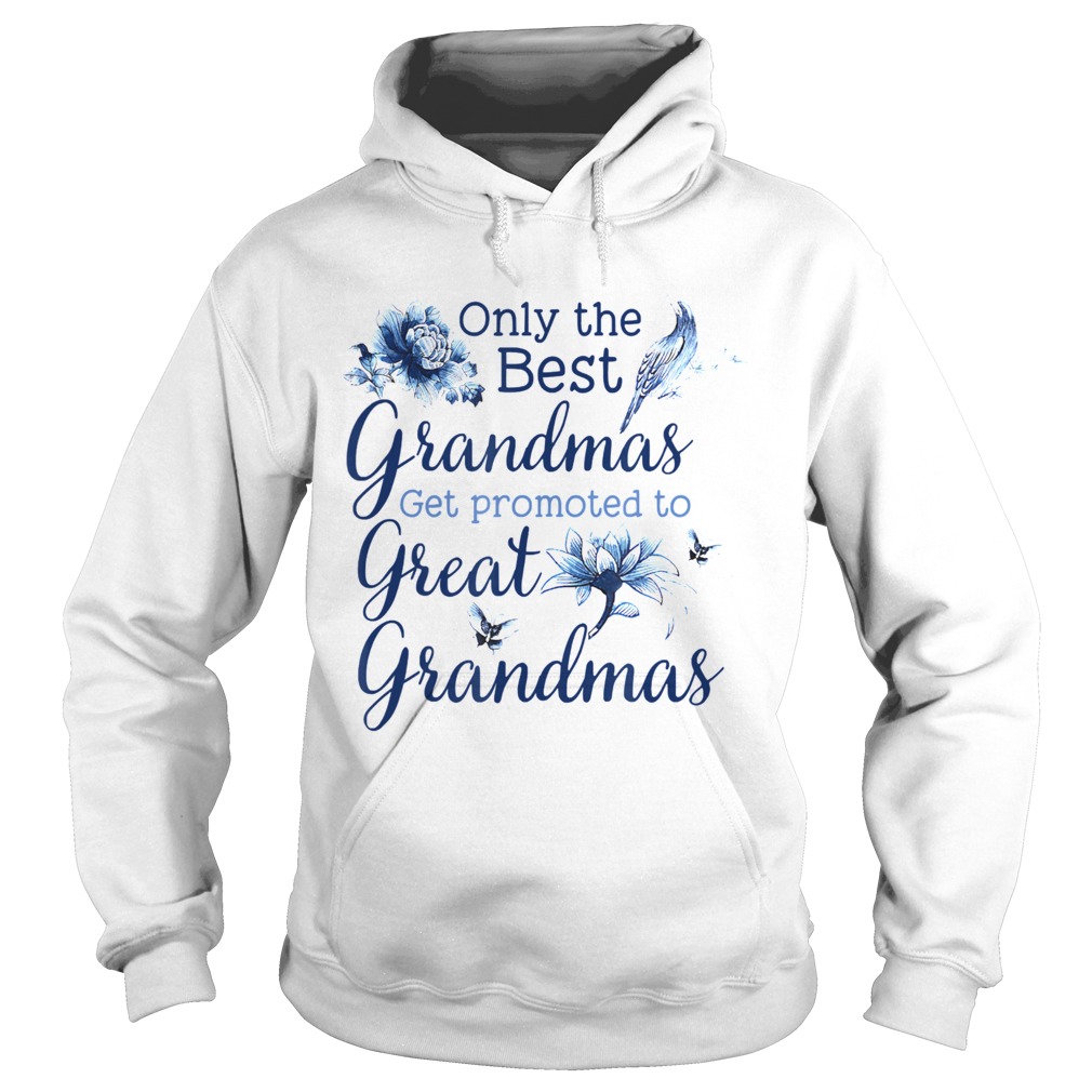 Only The Best Grandmas Get Promoted To Great Grandmas  Hoodie