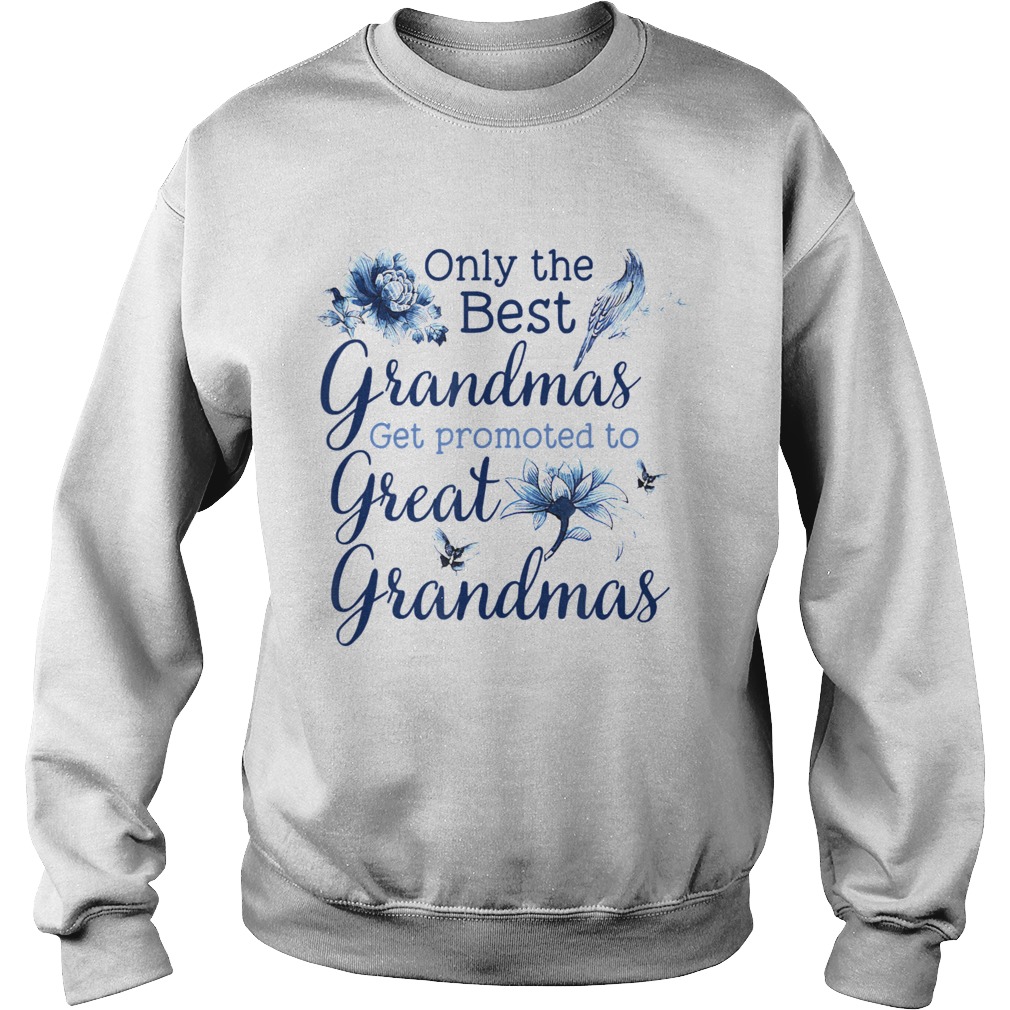 Only The Best Grandmas Get Promoted To Great Grandmas  Sweatshirt