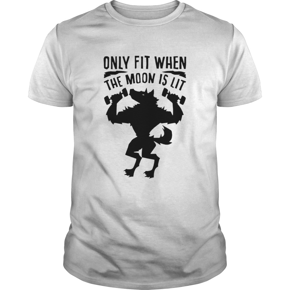 Only fit when the moon is lit shirt