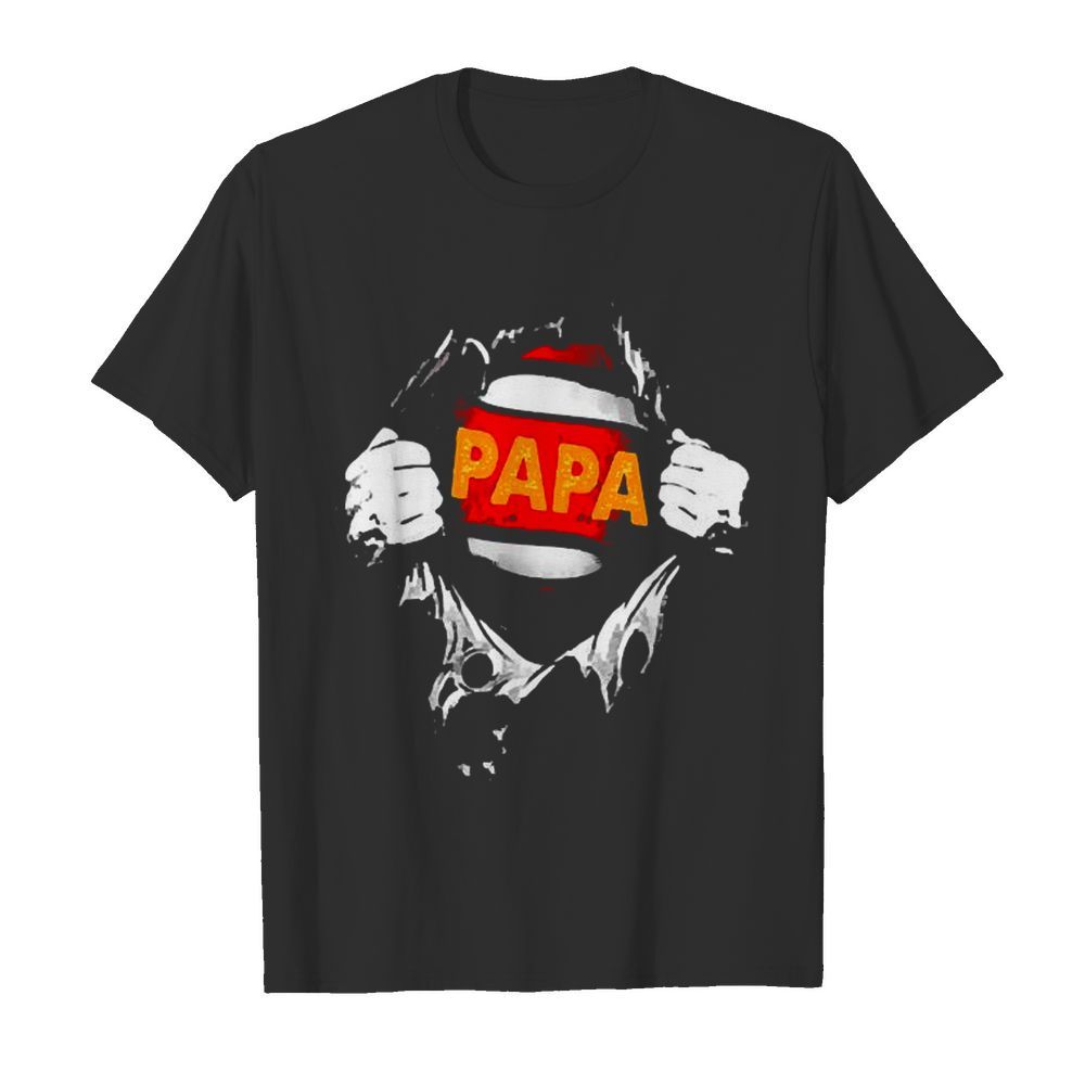 Papa Superhero tear  Classic Men's T-shirt