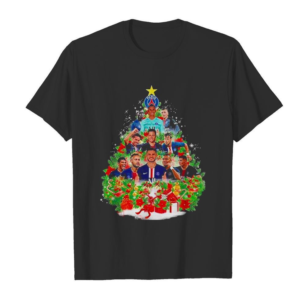 Paris saint germain football club christmas tree shirt