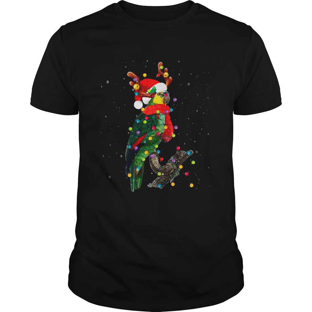 Parrot Reindeer Light Now Christmas shirt