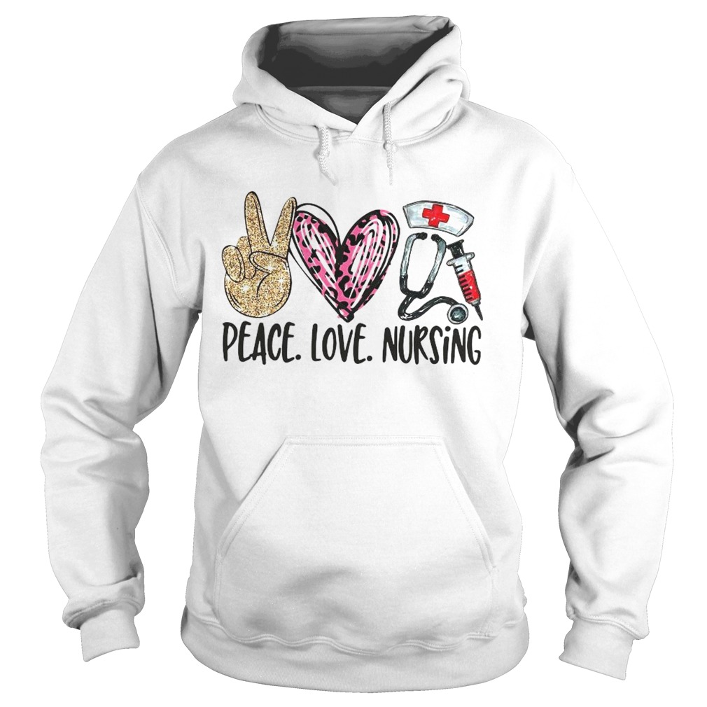 Peace Love Nursing  Hoodie