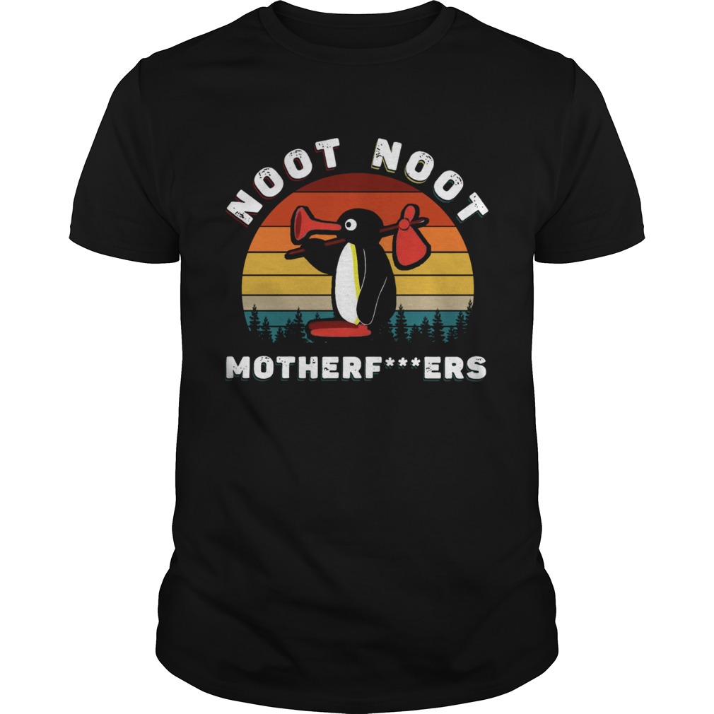 Penguin Noot Noot Motherfuckers Vintage Retro shirt