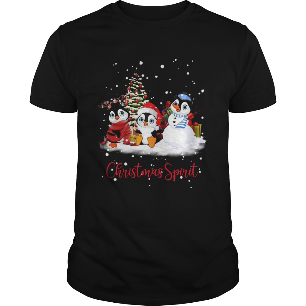 Penguins Christmas Spirit shirt