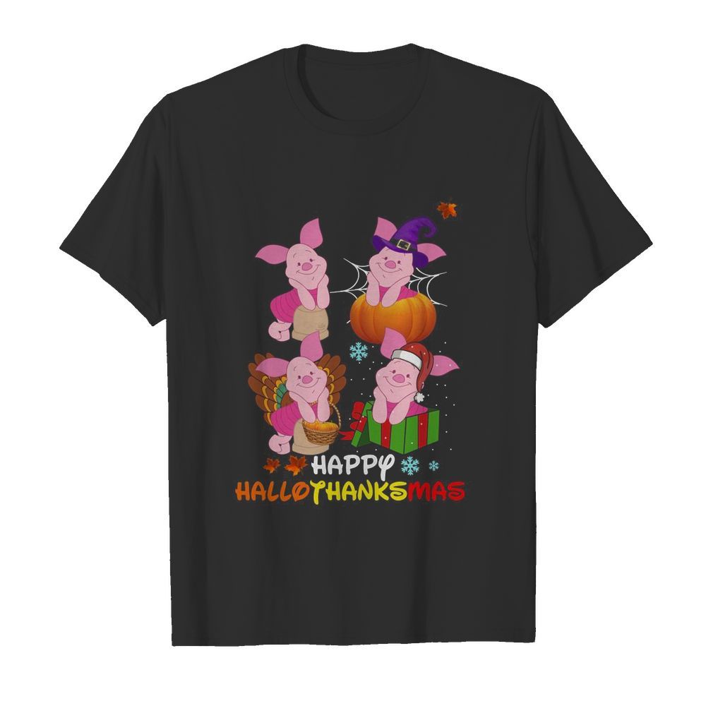 Piglets Disney Happy Hallothanksmas shirt